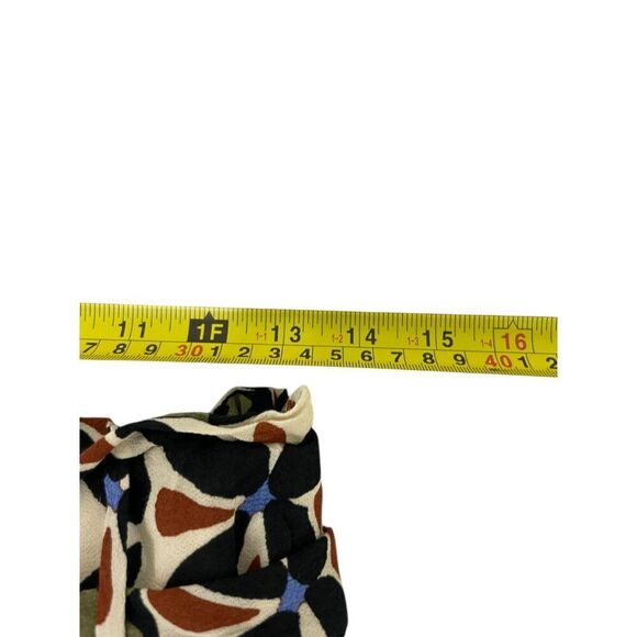 Zara Womens Shorts M Multicolor Floral High Rise Belted Paperbag 8662/160 NWT - Picture 10 of 13